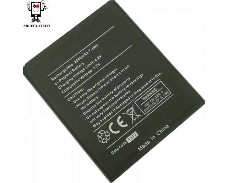 Battery For Wiko Cink Peax 2 , Part Number: WIKOCNP2
