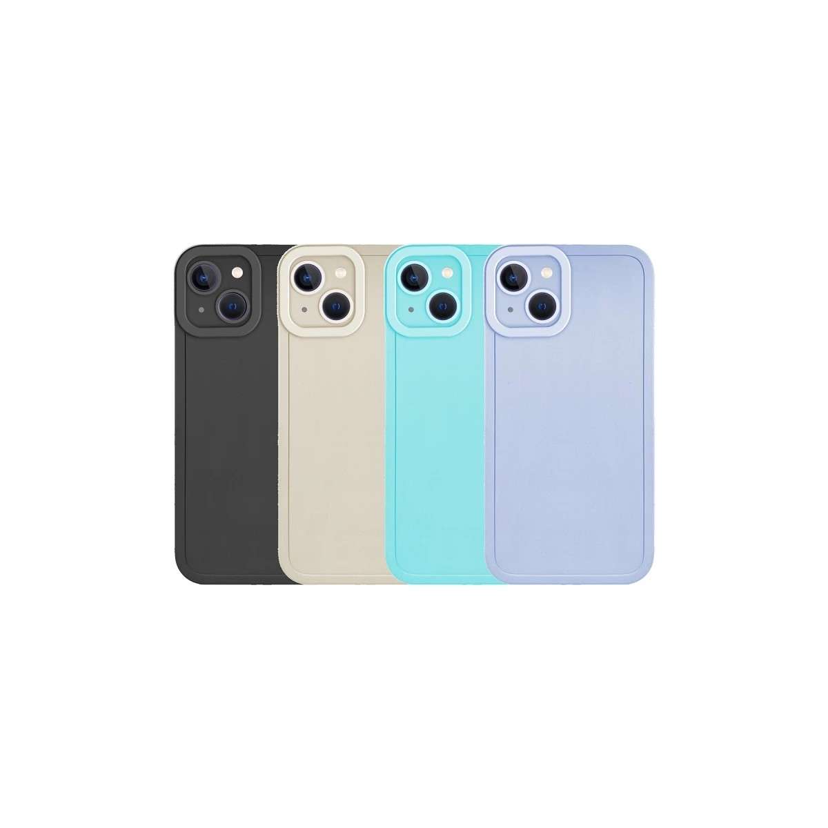Funda Silicona iPhone 13 Pro Max con Cámara 4D - 4 Colores