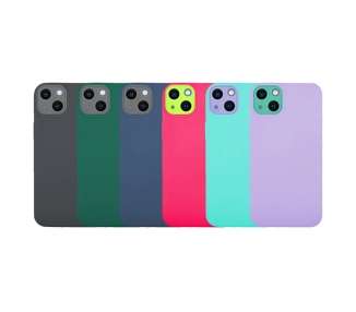 Funda Silicona iPhone 13 6.1 con Cámara 5D - 4 Colores