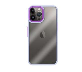 Funda Premium Antigolpe Transparente para iPhone 13 Pro Borde Camara Aluminio 6 Color