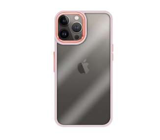 Funda Premium Antigolpe Transparente para iPhone 12 Pro 6.1"Borde Camara Aluminio 6 Color