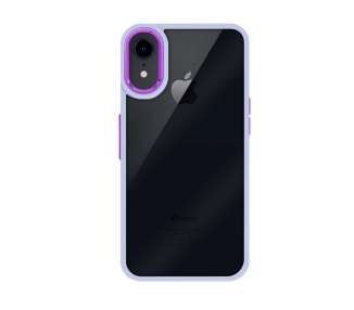 Funda Premium Antigolpe Transparente para iPhone XR Borde Camara Aluminio 6 Color