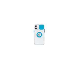 Funda Redmi Note 9 Pro Transparente con Anilla y Cubre Cámara 5 Colores