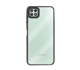 Funda Premium Antigolpe Transparente para Samsung Galaxy A22 5G Borde Camara Aluminio 6 Color