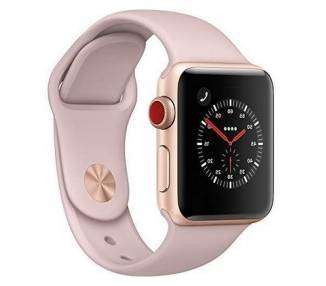 Apple Watch (Series 3) 38, Oro Rosa Oro, Correa Deportiva Rosa