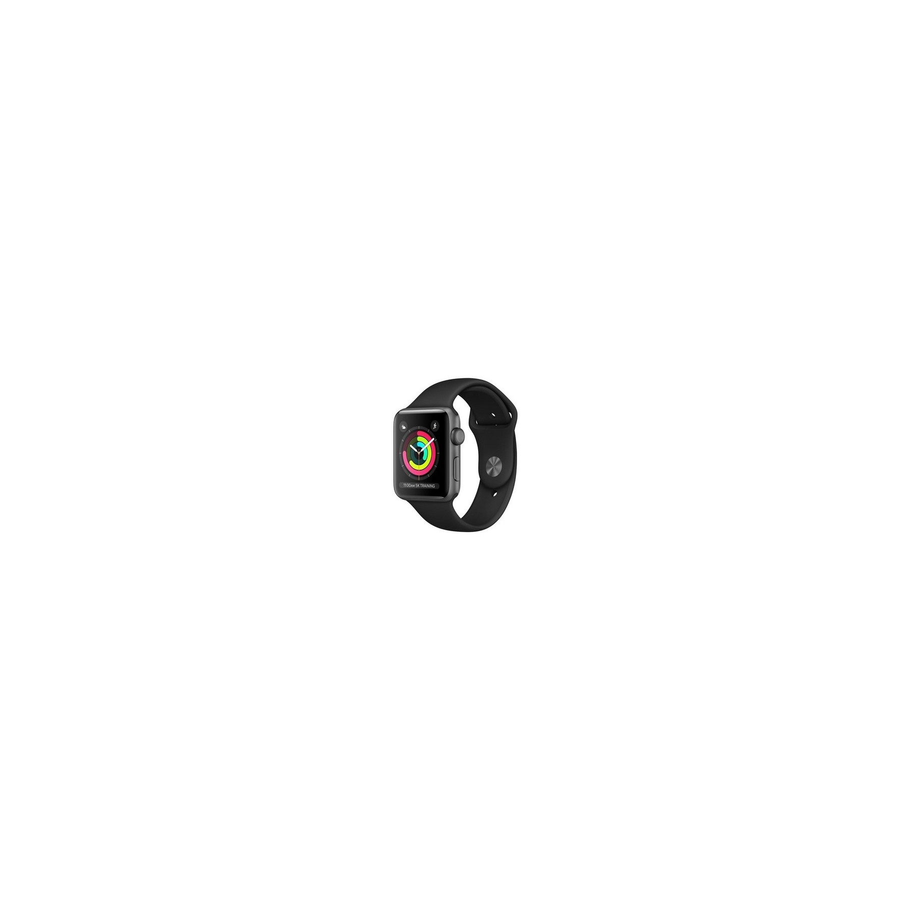Apple Watch (Series 3) 38 Mm - Aluminio Negro - Correa Deportiva Negro