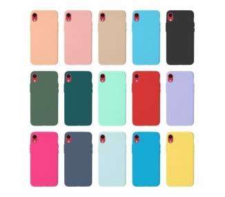 Funda Silicona Suave iPhone Xr  disponible en varios 11 Colores