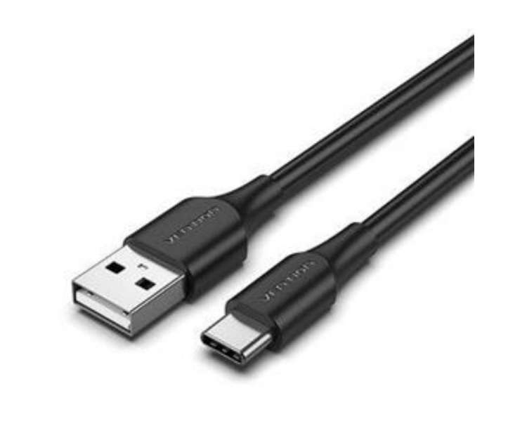 Cable USB Tipo C a USB A 2.0, carga rápida, 2.0 metros - AISENS®