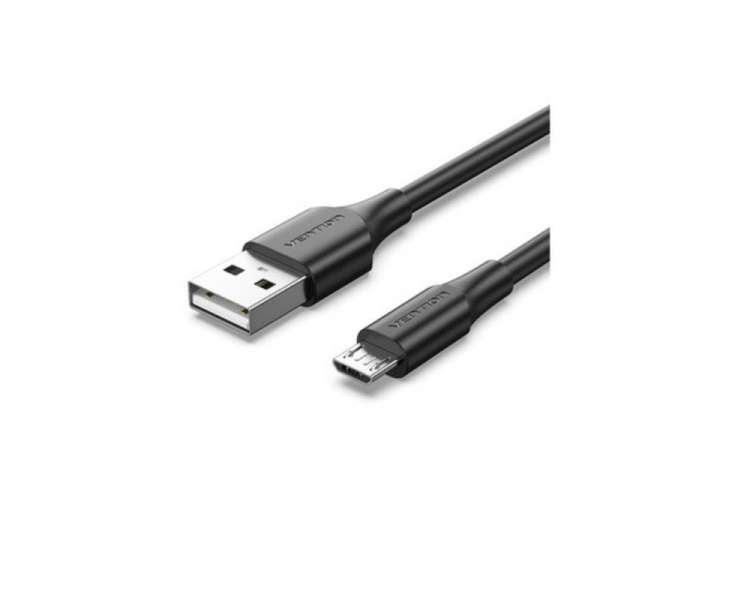 Cable usb 2.0 vention ctibd/ usb macho - microusb macho/ 50cm/ negro