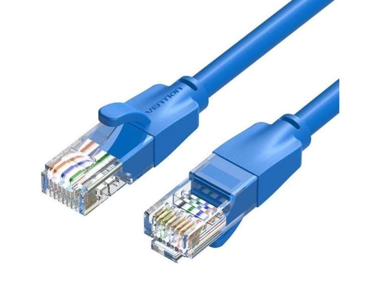 Cable de red rj45 utp vention ibelh cat.6/ 2m/ azul