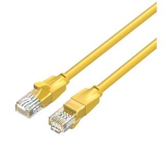 Cable de red rj45 utp vention ibeyf cat.6/ 1m/ amarillo