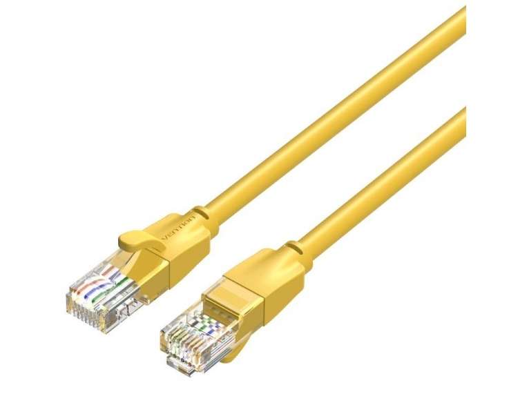 Cable de red rj45 utp vention ibeyf cat.6/ 1m/ amarillo