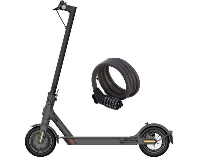 Patinete eléctrico xiaomi mi electric scooter essential/ motor 500w/ ruedas 8.5'/ 20km/h hasta 100kg/ negro/ incluye candado