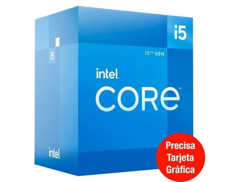 Procesador intel core i5-12400f 2.50ghz socket 1700