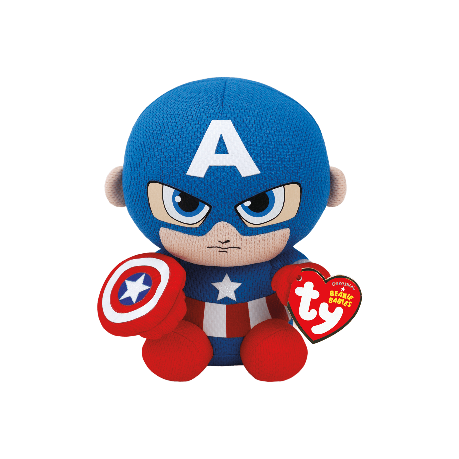 TY Plush - Beanie Boos - Captain America (Regular) (TY41189)