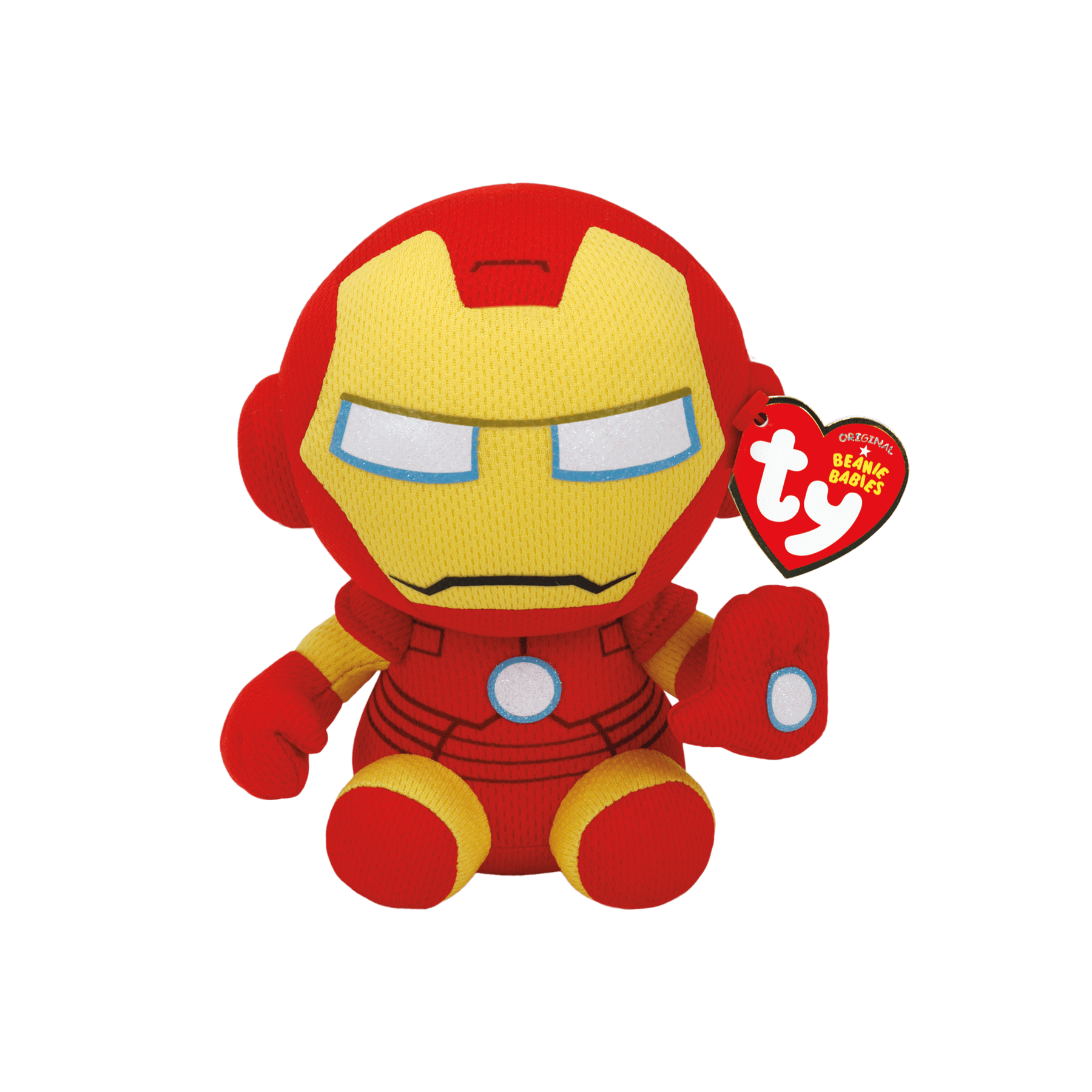 TY Plush - Beanie Boos - Iron Man (Regular) (TY41190)