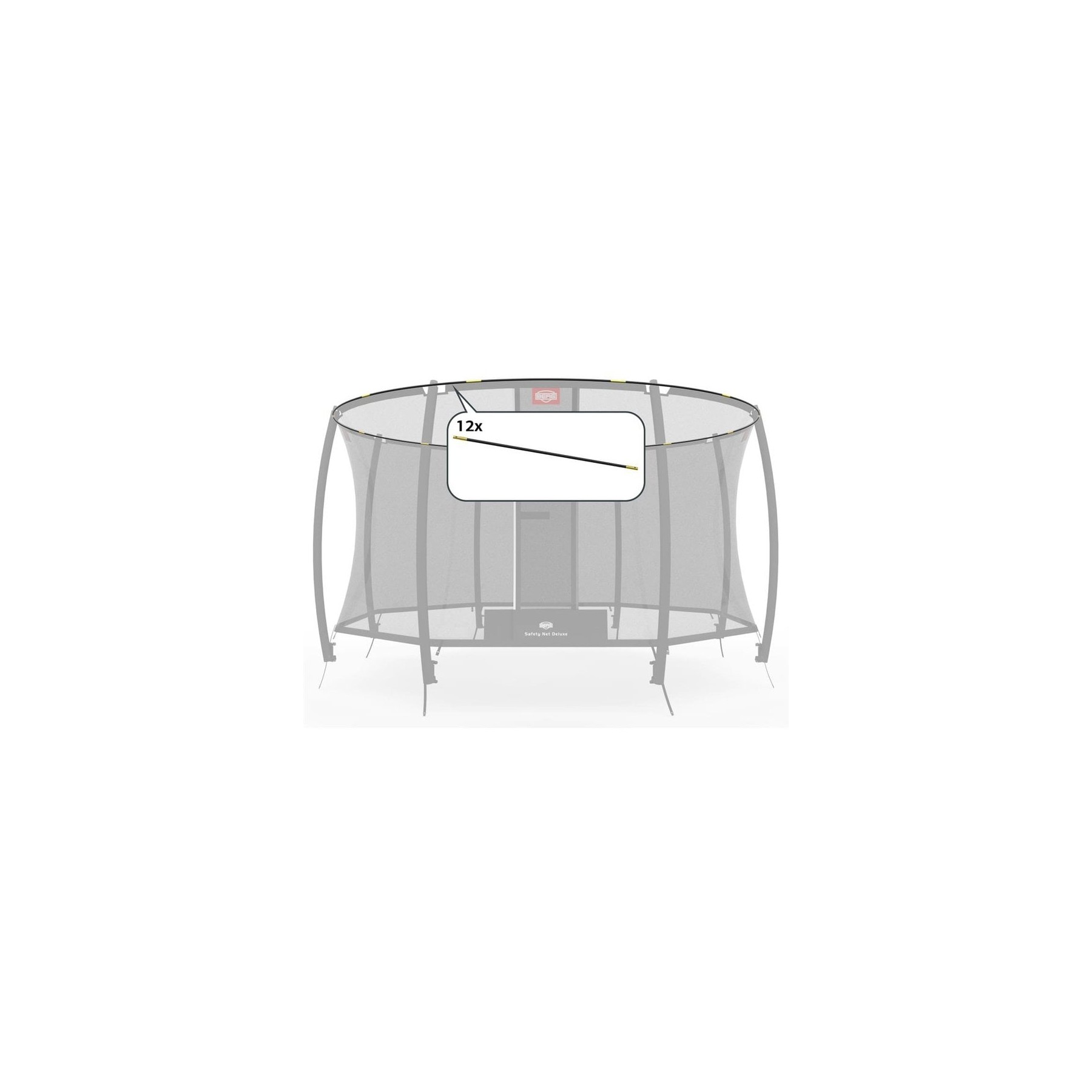 (Spare part) BERG - Tent Tubes - Safety Net Deluxe 430 (51.30.72.07)