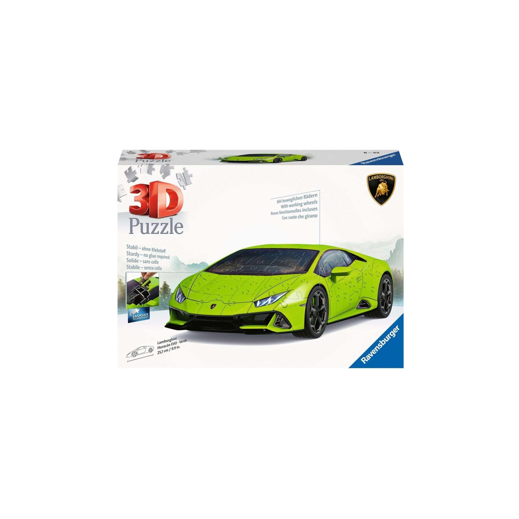 Ravensburger - Lamborghini Huracán EVO-Verde 108p - (10311559)