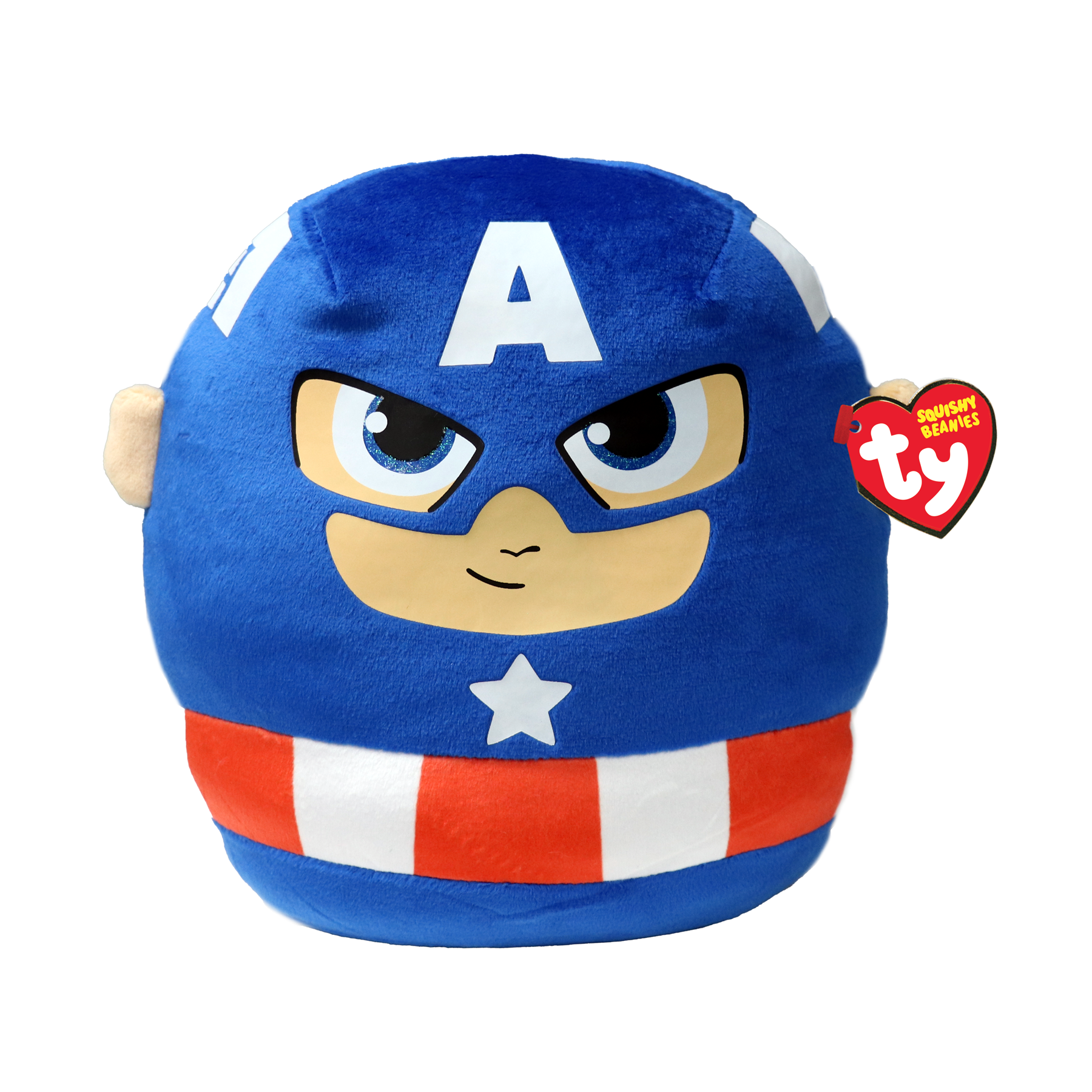 TY Plush - Squishy Beanies - Captain America (25 cm) (TY39257)