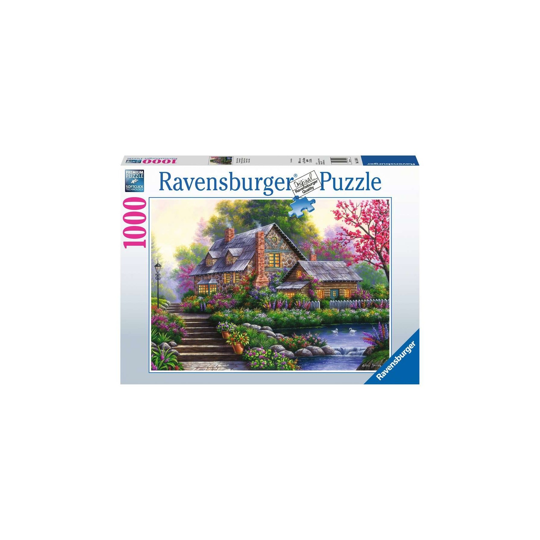 Ravensburger - Puzzle 1000 - Romantic Cottage (10215184)
