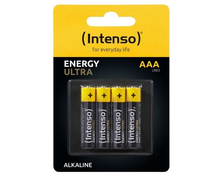 Intenso Pila Alcalina energy ultra AAALR03 Pack-4