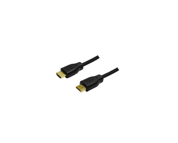 CABLE HDMI-M A HDMI-M 1M LOGILINK BULK / CH0035 / GOLD CONT
