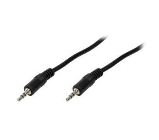 CABLE AUDIO 1xJACK-3.5H A 1xJACK-3.5M 5M LOGILINK