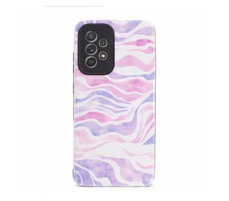 Funda Gel Doble capa para iPhone X/XS - Ondas Rosas