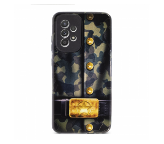 Funda Gel Doble capa para iPhone X/XS - Militar