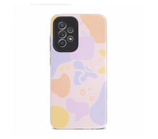 Funda Gel Doble capa para iPhone 7/8/se - Formas Rosa