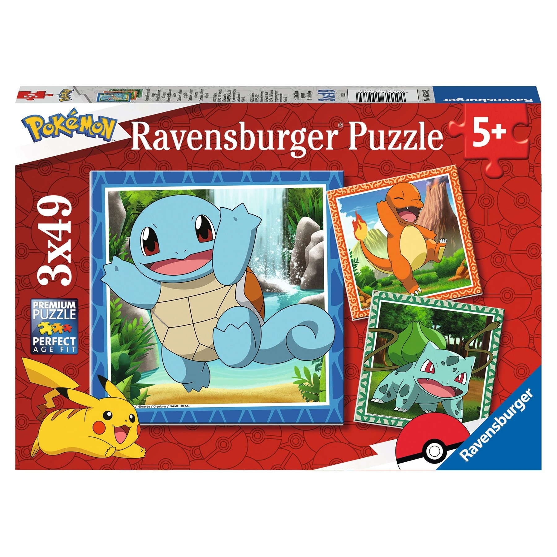 Ravensburger - Pokémon 3x49p - 05586