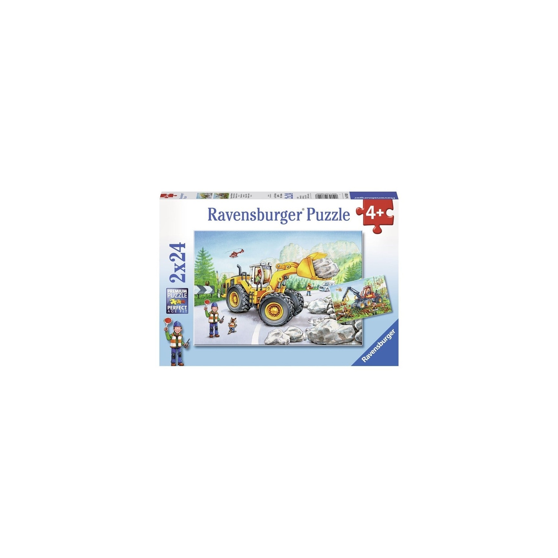 Ravensburger - Digger At Work 2x24p - 07802