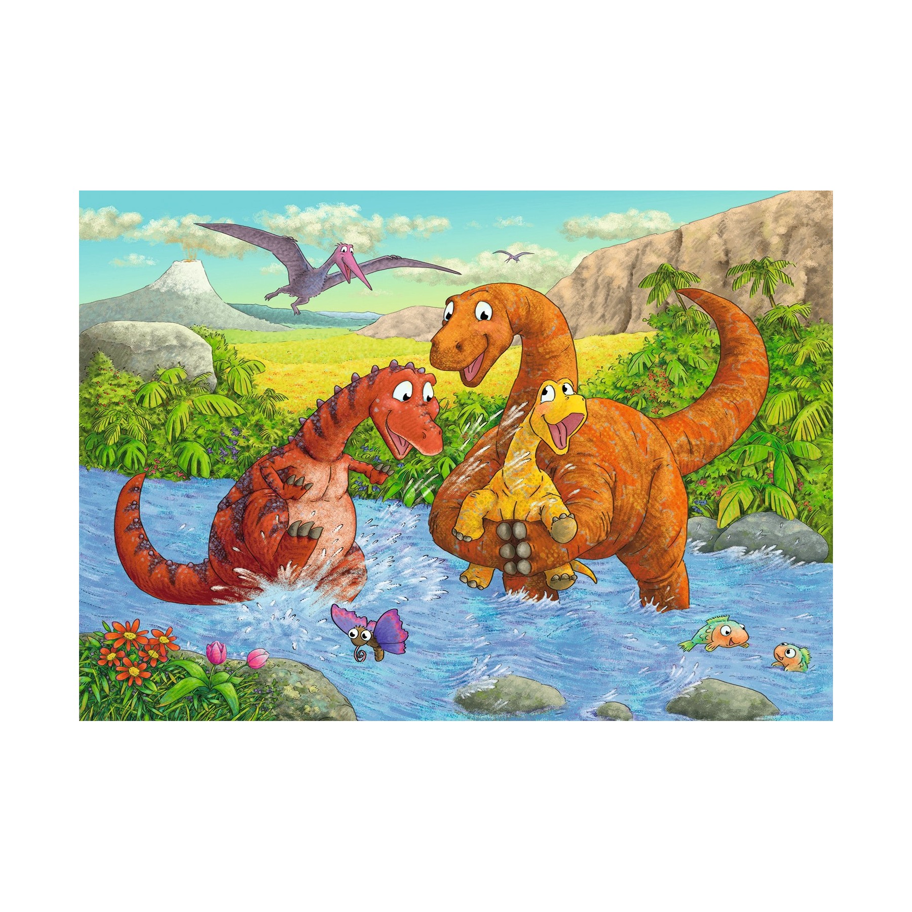 Ravensburger - Dinosaurs At Play 2x24p - 05030