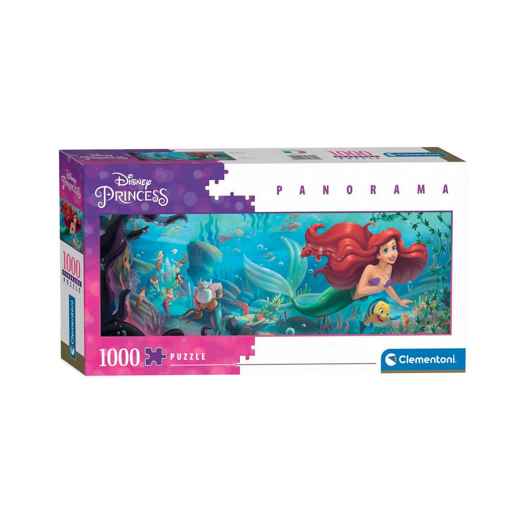 Clementoni - Panorama Puzzle 1000 pcs - Disney Princess (39658)
