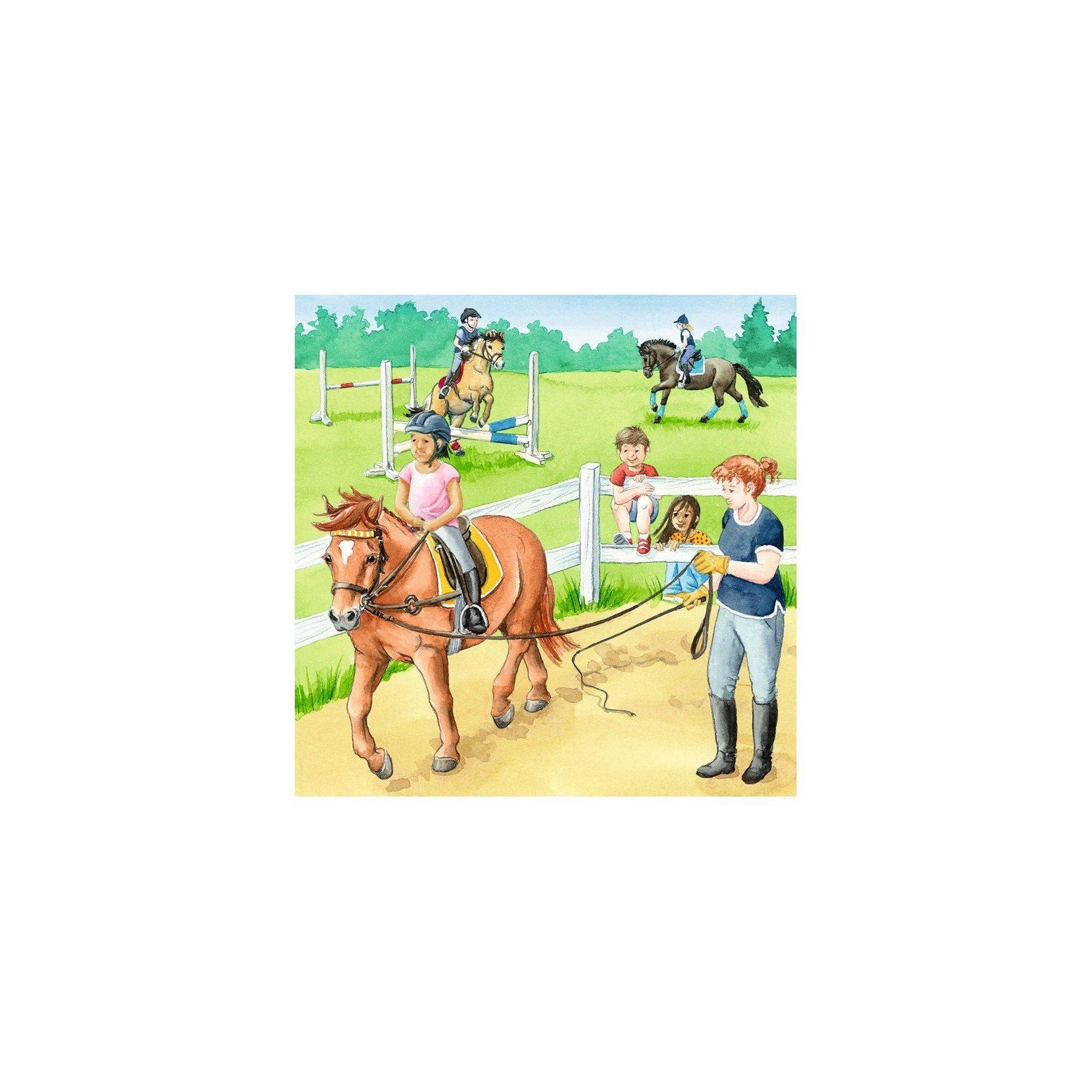 Ravensburger - A day At The Stables 3x49p - 05129