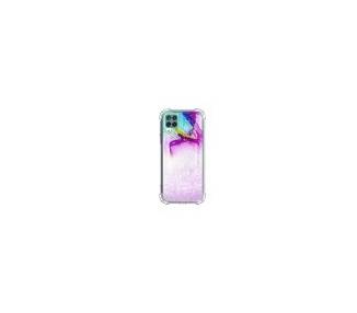 Funda Gel Transparente Purpurina Protección Cámara 3D Samsung Galaxy A22-4G 4 -Colores