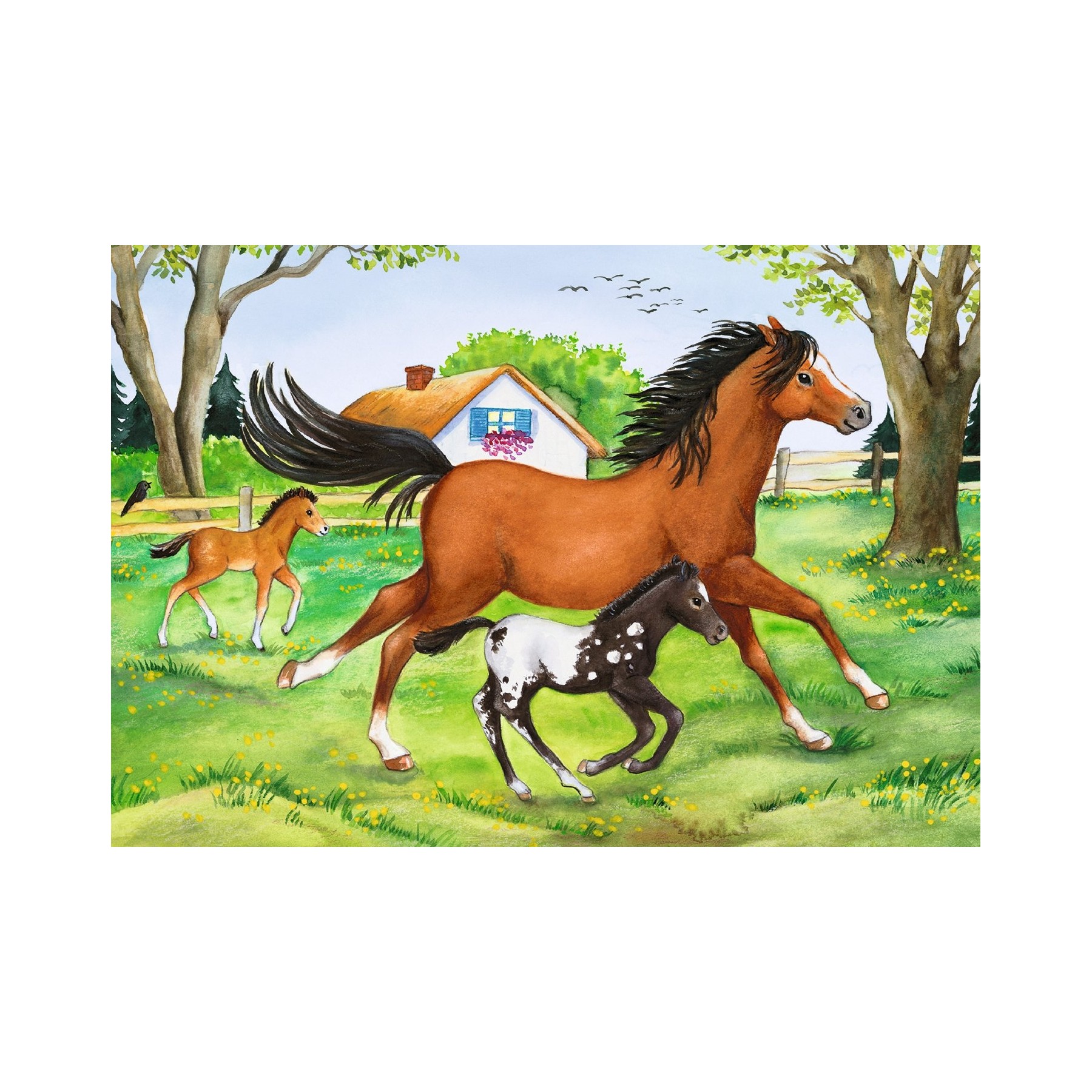 Ravensburger - World of Horses - 2x24p - 08882