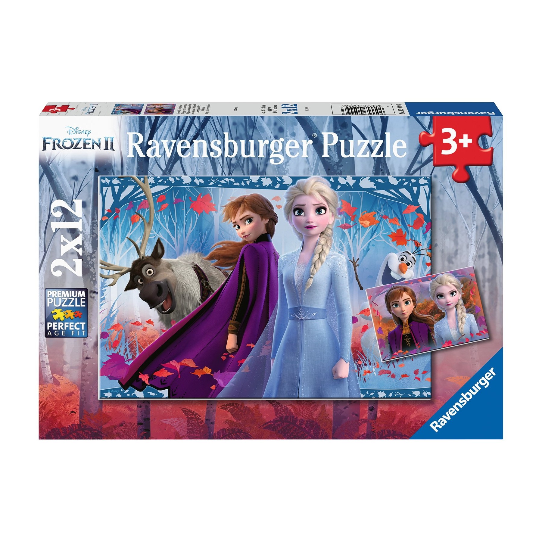 Ravensburger - Frozen 2 Journey Into The Unknown 2x12p - 05009