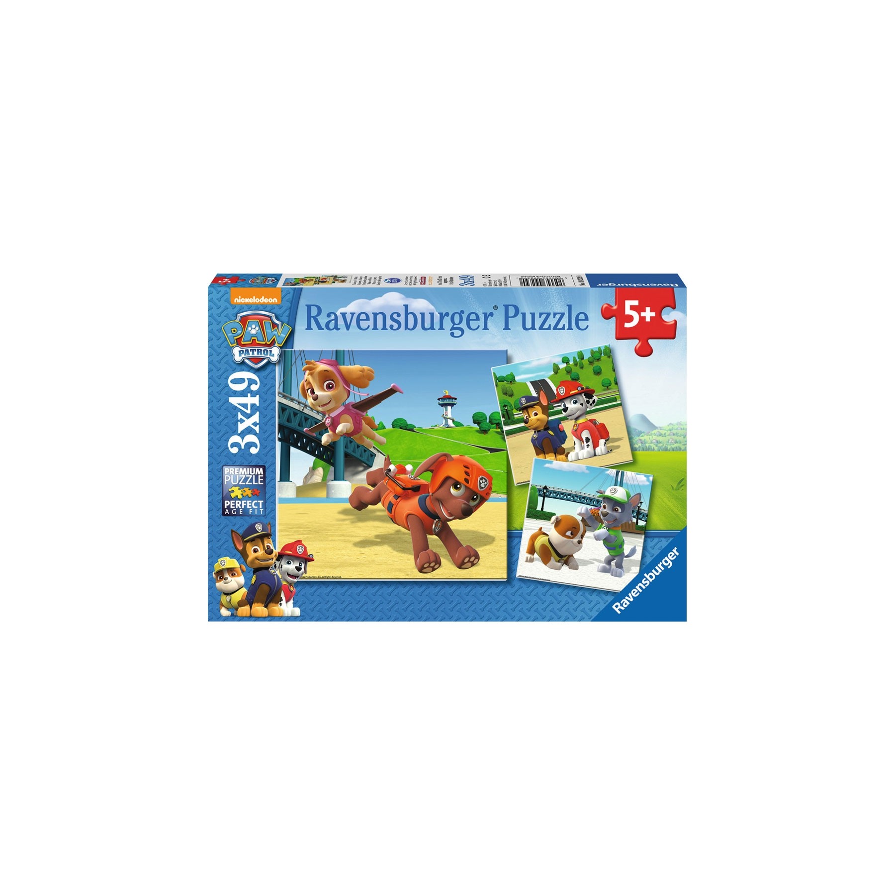 Ravensburger Jigsaw Puzzles 3x49Pc Paw Patrol