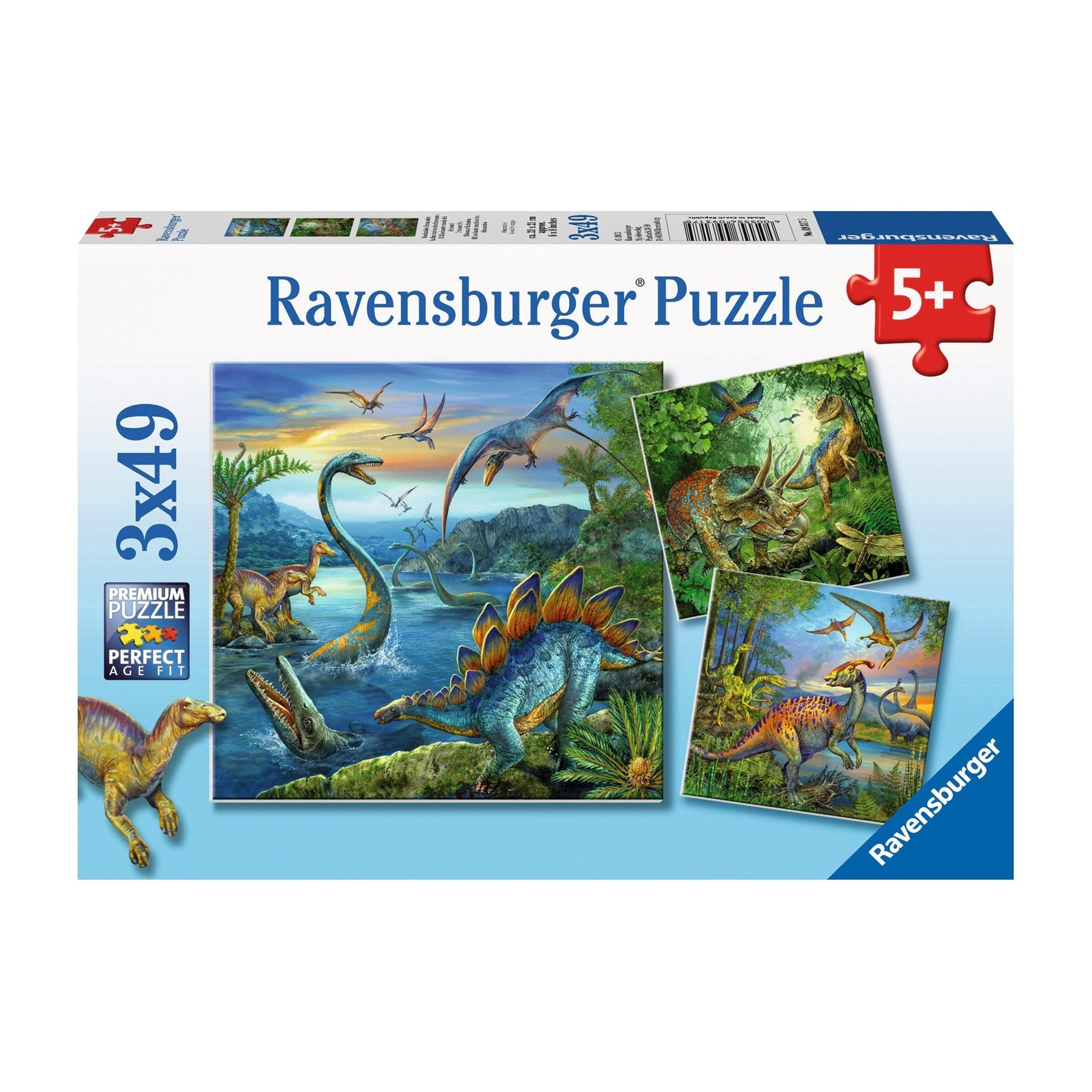 Ravensburger - Dinosaur Facination 3x49p - 09317