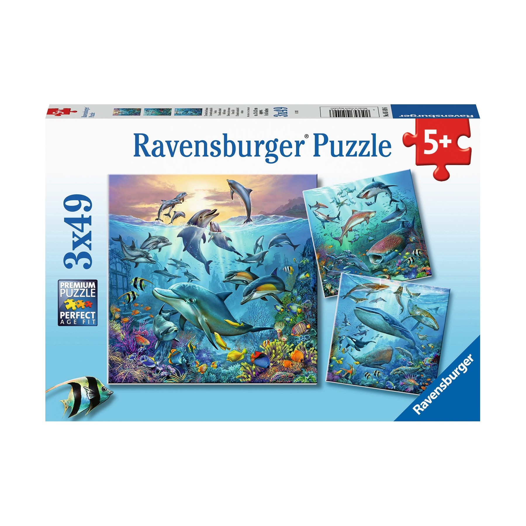 Ravensburger - Ocean Life 3x49p - 05149