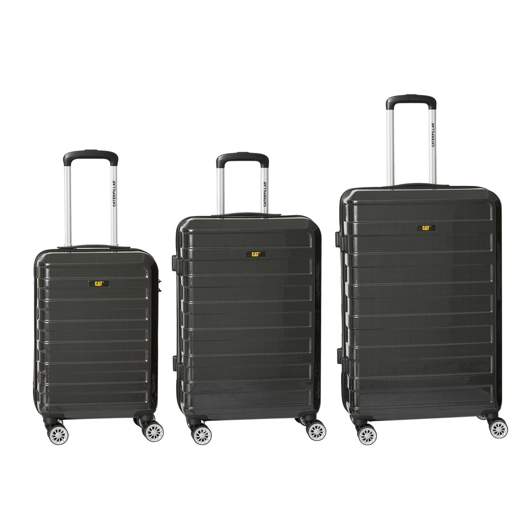 CAT - Carbon 4 Trolley Set - 3 pcs - Black (84499-01)