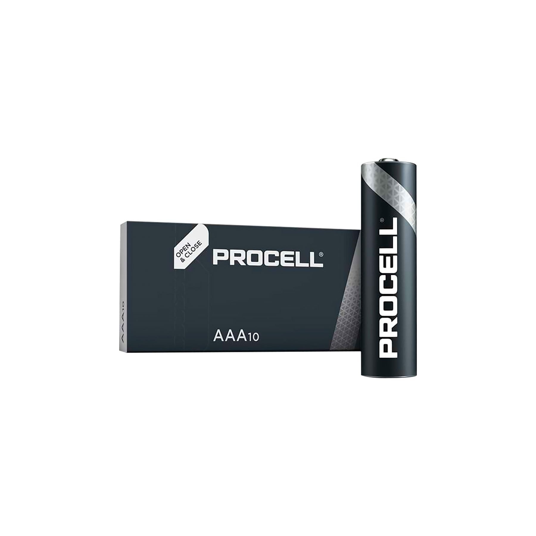 Pack De 10 Pilas Bateria AAA L03 Duracell Procell Id2400Ipx10, 1.5V, Alcalinas