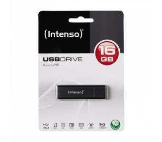 Memoria USB Intenso 3521471 Lápiz USB 2.0 Alu 16GB Antracita