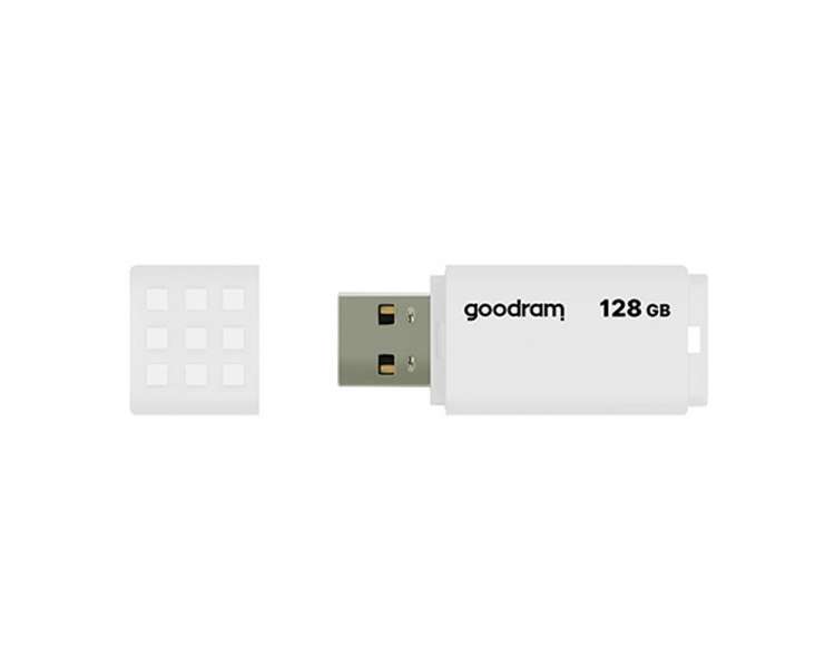 Memoria USB Goodram UME2 Lápiz USB 128GB USB 2.0 Blanco