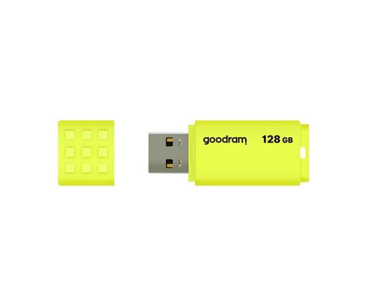 Memoria USB Goodram UME2 Lápiz USB 128GB USB 2.0 Amarillo