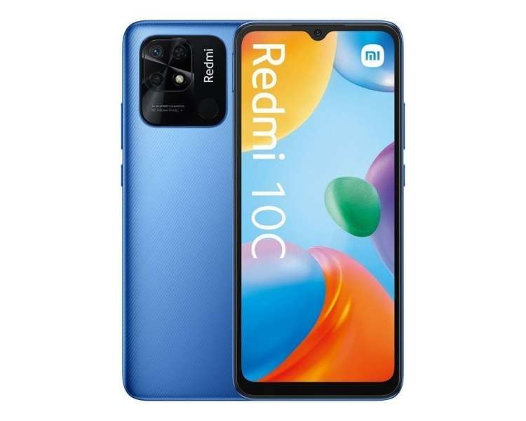 Smartphone xiaomi redmi 10c nfc 4gb/ 128gb/ 6.71'/ azul océano