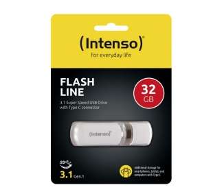 Memoria USB Intenso 3538480 USB 3.2 Type C Flash Line 32GB