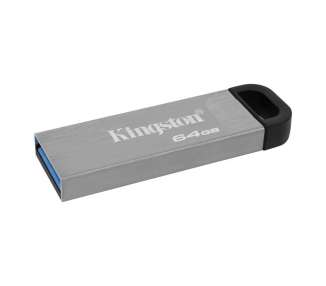 Memoria USB Kingston DataTraveler DTKN 64GB USB 3.2 Gen1 Plata
