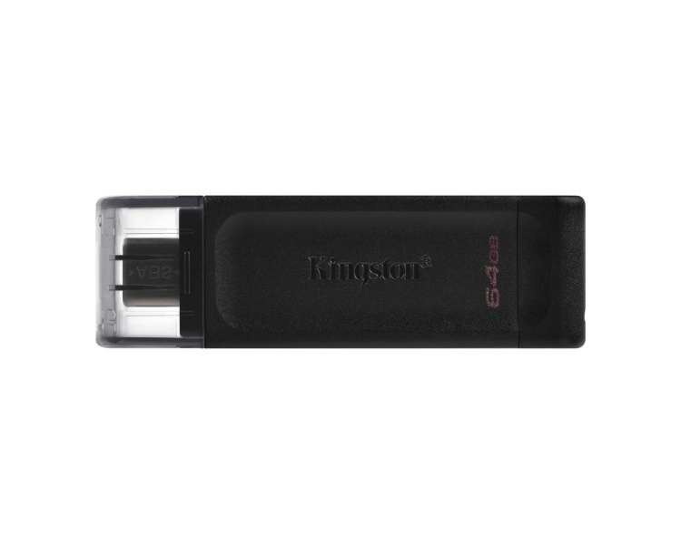 Memoria USB Kingston DataTraveler DT70 64GB USB C 3.2  Negro
